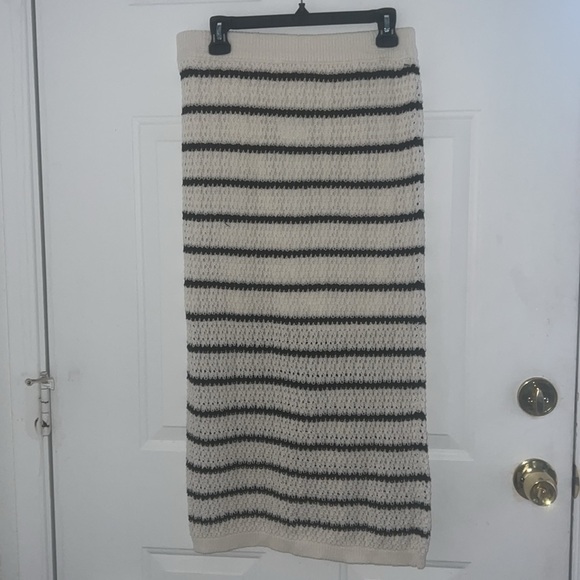 evolutionary stripe knit skirt - Picture 6 of 11